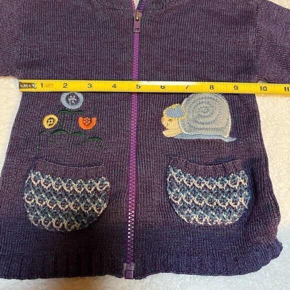 Vintage Baby Tirol Cardigan Wool Blend Nature Lovers Size 18 Months Unisex - Picture 8 of 8